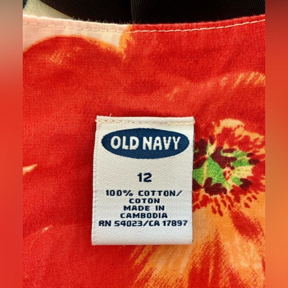 100%  Cotton Floral Sundress - Picture 3 of 3